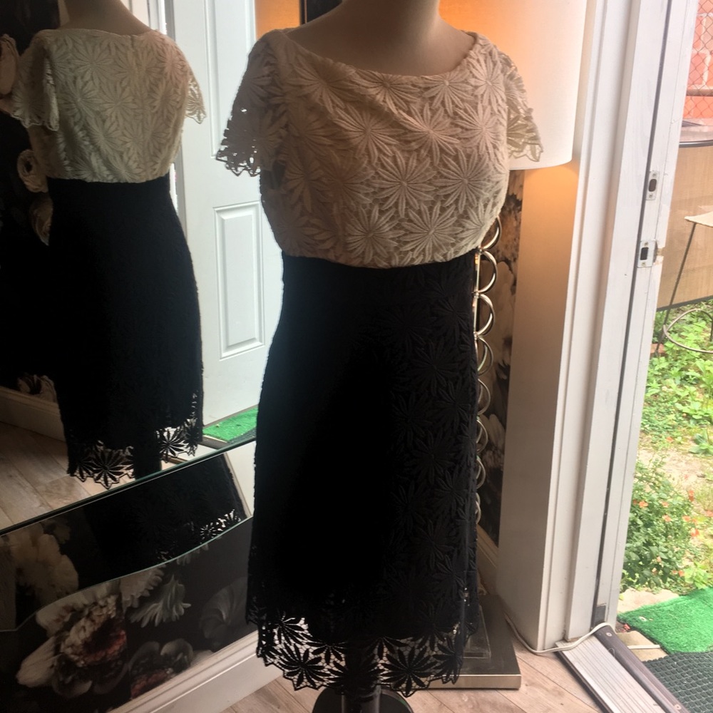 Vintage Shoshama empire waist dress~